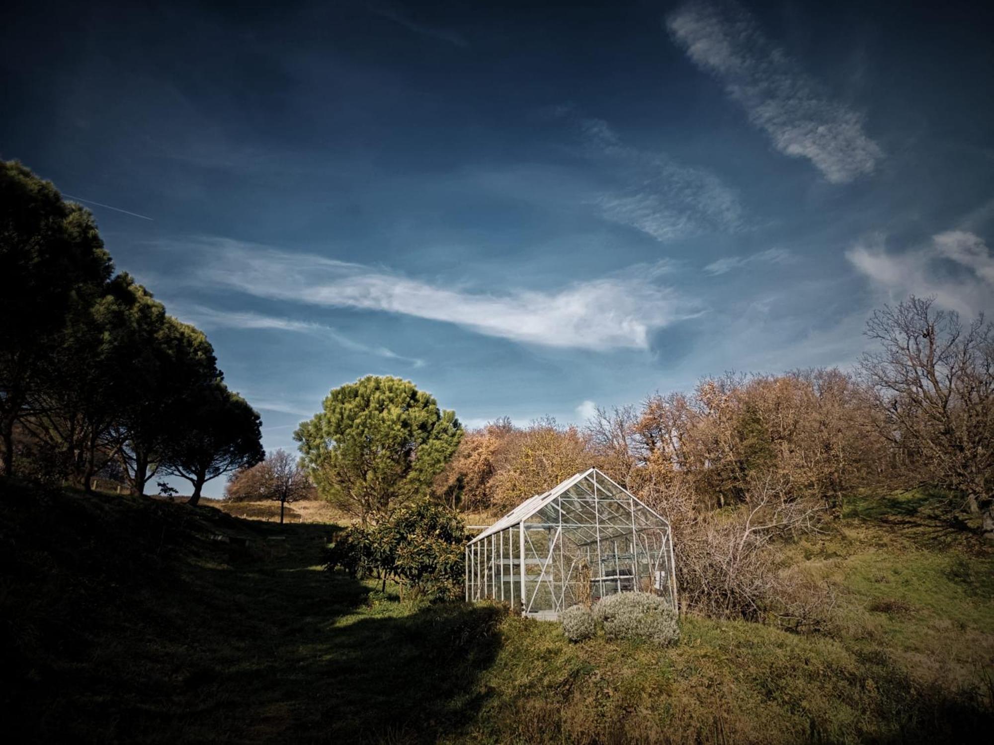 La Maison Bleue Ponsas Buitenkant foto